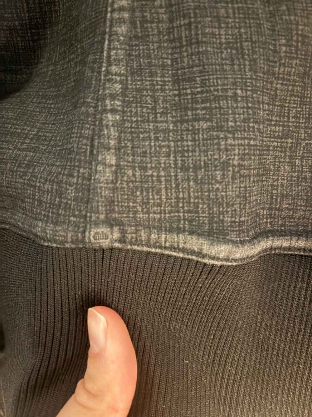 Women’s Dark Gray Button-Front Jacket - Picture 9 of 9